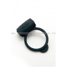 Эрекционное кольцо Vibrating Love Ring с вибрацией черное