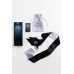 Повязка на глаза Satin Deluxe Blindfold чернобелая