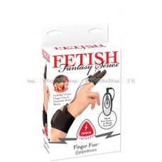 Насадки на пальцы FINGER FUN для электростимуляции черные